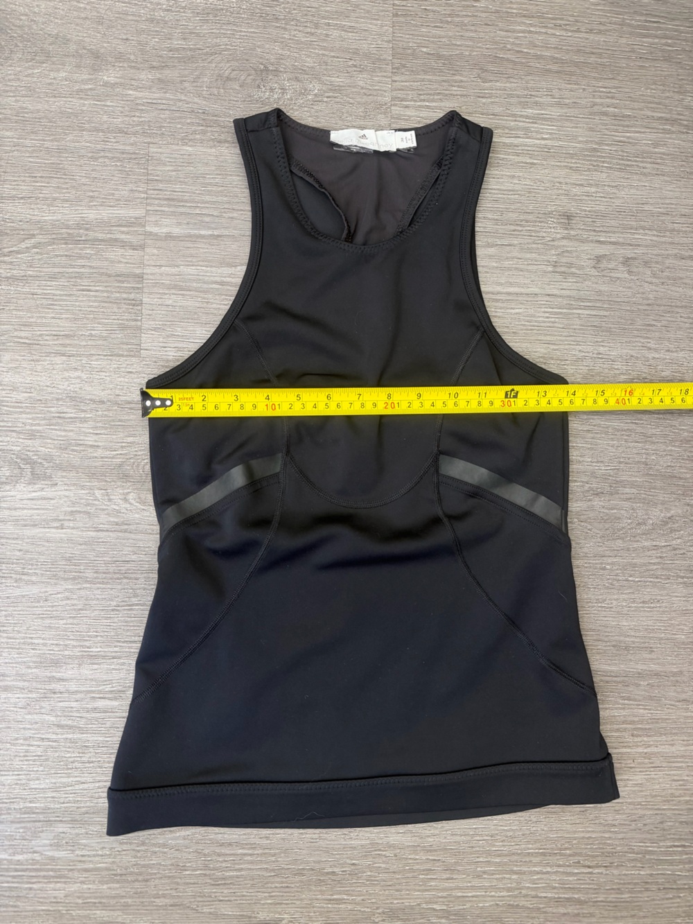 Adidas Stella McCartney Black Top Size 38 - Picture 2 of 5
